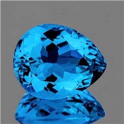 NATURAL SWISS BLUE TOPAZ 14x11 MM [FLAWLESS]