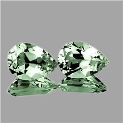Natural Green Tea Amethyst Pair 13x9 MM - FL