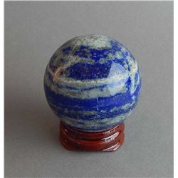 BEAUTIFUL 527 CT NATURAL BLUE LAPIS  LAZULI GEM SPHERE.
