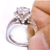 Image 2 : DAZZLING 3 CT CENTER STONE DIAMOND RING