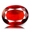 Image 1 : Natural HESSONITE GARNET OVAL CUT 7.35 Ct - Untreated