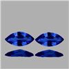 Image 1 : NATURAL DEEP VIOLET BLUE SAPPHIRE PAIR 7.5X4 MM[VVS]