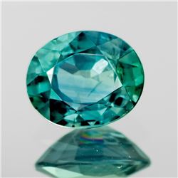 NATURAL GREEN MADAGASCAR SAPPHIRE 6x5 MM