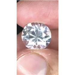 NATURAL COLORLESS WHITE SAPPHIRE 10.20 CT - VVS