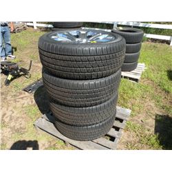 22" Bridgestone tires on GMC rims -NEW/theft recovery