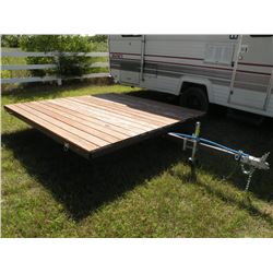 Homemade off road garden trailer -OFF ROAD USE ONLY