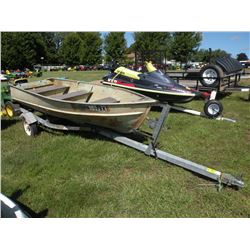 1966 Lund 12ft boat w/trailer SN#-9219