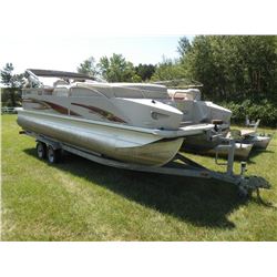 2008 Princecraft 25ft pontoon w/2007 trailer SN#-QJT57011K708