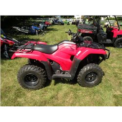2016 Honda Rancher ES 420 4x4 w/plow SN#-1HFTS4V69G4202094