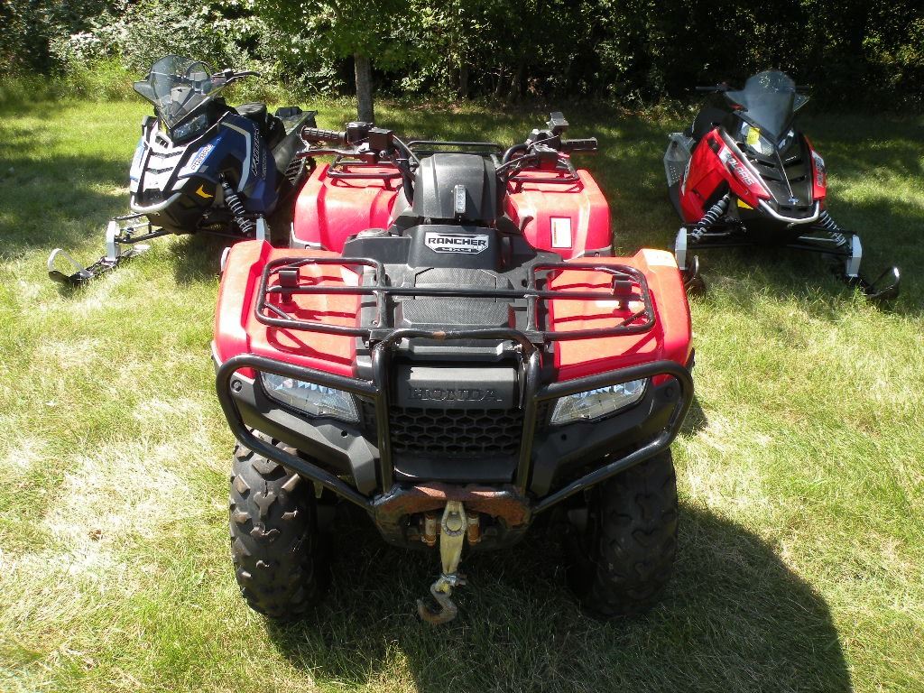 2016 Honda Rancher ES 420 4x4 w/plow SN1HFTS4V69G4202094