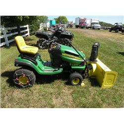John Deere LA145 w/snowblower SN#-GXA145A214552