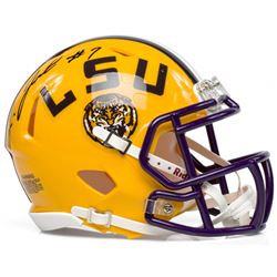 Leonard Fournette Signed LSU Tigers Mini Helmet (Panini COA)