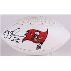 Mike Alstott Signed Buccaneers Logo Football (Radtke COA)