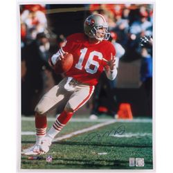 Joe Montana Signed 49ers 16x20 Photo (Montana Hologram)