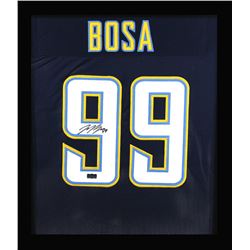 Joey Bosa Signed 23x27 Custom Framed Jersey (Radtke COA)