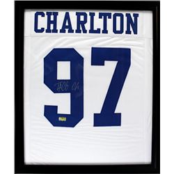 Taco Charlton Signed 23x27 Custom Framed Jersey (Radtke COA)