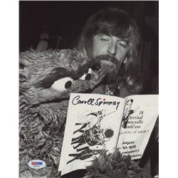 Caroll Spinney Signed "Sesame Street" 8x10 Photo (PSA COA)
