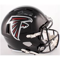 Calvin Ridley Signed Falcons Full-Size Speed Helmet (Beckett COA)
