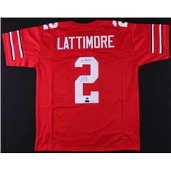 Marshon Lattimore Signed Jersey Inscribed "Go Buckeyes" (Radtke COA  Lattimore Hologram)