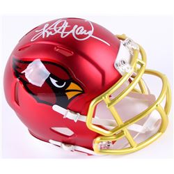 Kurt Warner Signed Cardinals Blaze Speed Mini Helmet (Radtke COA  Warner Hologram)