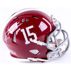 HaHa Clinton-Dix Signed Alabama Crimson Tide Speed Mini Helmet (Dixon Hologram)