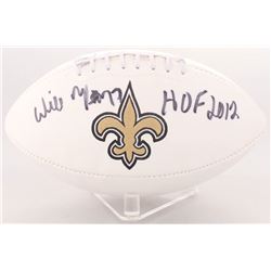 Willie Roaf Signed Saints Football Inscribed "HOF 2012" (Radtke Hologram)