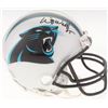 Image 1 : Wesley Walls Signed Panthers Mini-Helmet (Radtke COA)