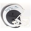 Image 1 : Aaron Donald Signed Rams Full-Size Helmet (JSA COA)
