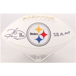 Hines Ward Signed Steelers Logo Football Inscribed "SB XL MVP" (Radtke COA)