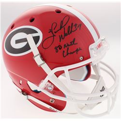 Herschel Walker Signed Georgia Bulldogs Full-Size Helmet Inscribed "80 Natl Champs" (Beckett COA)
