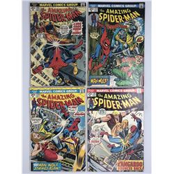 Lot of (4) 1973 Marvel Amazing Spider-Man 1st Series Series Comic Books with #123 #124 #125  #126