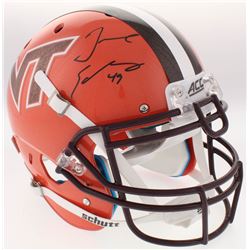 Tremaine Edmunds Signed Virginia Tech Hokies Full-Size Authentic On-Field Helmet (Radtke COA)