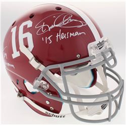 Derrick Henry  Mark Ingram Signed Alabama Crimson Tide Full-Size Authentic On-Field Helmet Inscribed