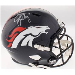John Elway Signed Denver Broncos Full-Size Speed Helmet (Radtke COA)