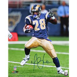Marshall Faulk Signed St. Louis Rams 16x20 Photo (JSA COA)