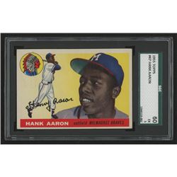 1955 Topps #47 Hank Aaron (SGC 5)