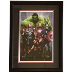 Marvel "Avengers" 12x18 Custom Framed Lithograph Display