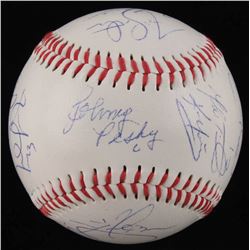 2007 Boston Red Sox World Series Champions OL Baseball Signed by (13) With Theo Epstein, Johnny Pesk