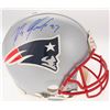 Image 1 : Rob Gronkowski Signed New England Patriots Full-Size Authentic On-Field Helmet (JSA LOA)