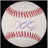 Image 1 : Dustin Pedroia Signed OML Baseball (Steiner COA)