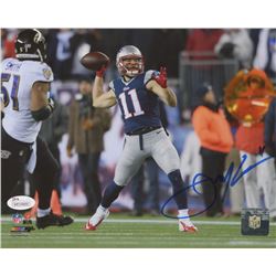 Julian Edelman Signed New England Patriots 8x10 Photo (JSA Hologram)