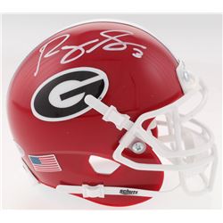 Roquan Smith Signed Georgia Bulldogs Mini Helmet (Beckett COA)