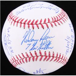 No-Hitter OML Baseball Signed by (10) with Jim Palmer, Bill Singer, Gaylord Perry, Ramon Martinez wi