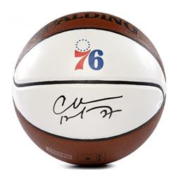 Charles Barkley Signed Philadelphia 76ers Logo Basketball (Panini COA)