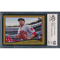 2014 Topps Update Gold #US301 Mookie Betts RC (BCCG 10)