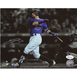Trevor Story Signed Colorado Rockies 8x10 Photo (JSA COA)