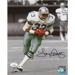 Tony Dorsett Signed Dallas Cowboys 8x10 Photo (JSA COA)