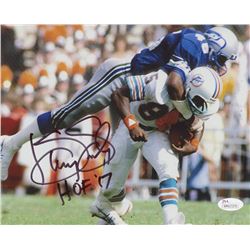 Kenny Easley Signed Seattle Seahawks 8x10 Photo Inscribed "HOF '17" (JSA COA)