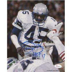 Kenny Easley Signed Seattle Seahawks 8x10 Photo Inscribed "HOF '17" (JSA Hologram)