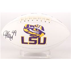 Arden Key Signed LSU Tigers Logo Football (JSA COA)